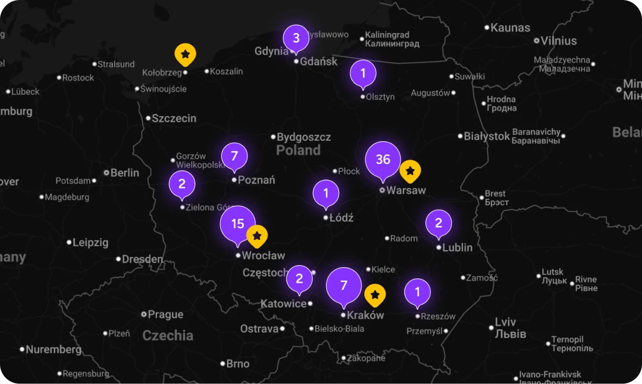 Mapa wydarzeń
